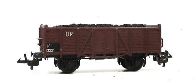 Zeuke TT 54555 Hochbordwagen mit Kohleladung 41-08-47 DR OVP (2035g)