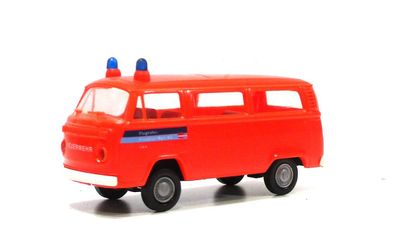 Modellauto H0 LKW Brekina VW Bus Flughafen FFM Feuerwehr