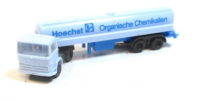 Wiking N 1/160 LKW MB Tank-Sattelschlepper Hoechst Chemie (6753g)