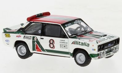 Brekina 22653 Fiat 131 Abarth, Monte Carlo, 1978, Alitalia, #8, 1:87