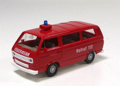 Modellauto Wiking H0 1/87 LKW VW Bus Feuerwehr