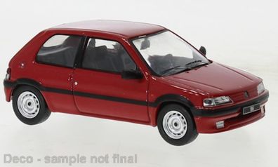 IXO 1:43 IXOCLC523N.22 Peugeot 106 XSI Le Mans metallic rot, 1993, -NEU