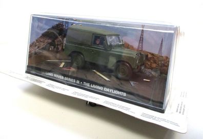 Modellauto 1:43 GE Fabbri James Bond 007 Land Rover Series III OVP (579h)