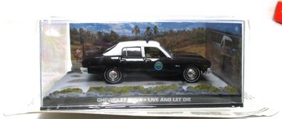 Modellauto 1:43 GE Fabbri James Bond 007 Chevy Nova Police OVP (638h)