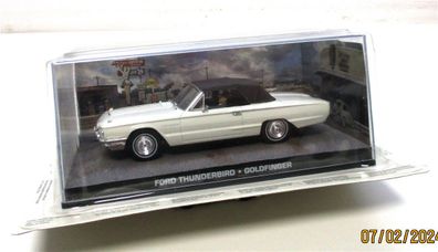 Modellauto 1:43 GE Fabbri James Bond 007 Ford Thunderbird OVP (777h)