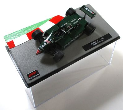 Modellauto 1:43 Panini Formula 1 Rennwagen Tyrell Alboreto OVP (199h)