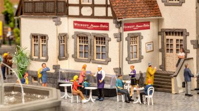 NOCH H0 16245 Figuren-Themenwelt "Cafe",