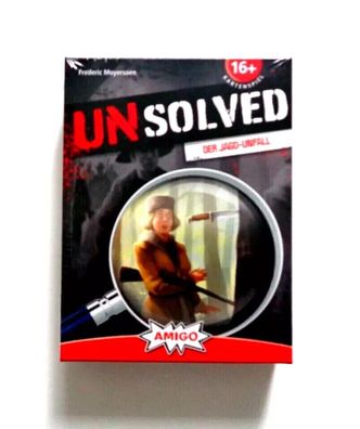 Unsolved - Der Jagd-Unfall Kartenspiel Amigo