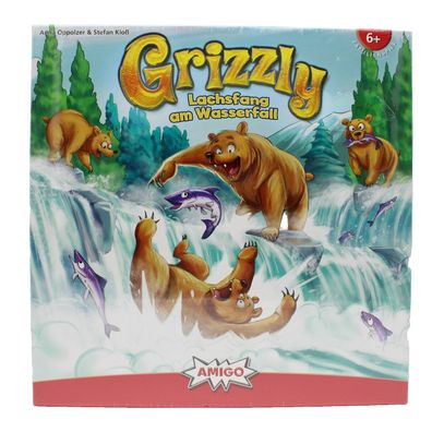 Amigo Grizzly (Spiel) Lachsfang am Wasserfall Spiel 2019 - NEU + OVP