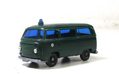 Wiking H0 1/87 Modellauto VW T2 Bus Polizei ohne OVP (114-35)