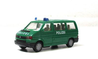 Wiking H0 1/87 Modellauto VW T3 Bus Caravelle Polizei ohne OVP (114-38)