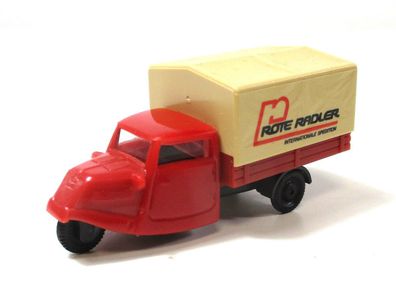 Modellauto H0 1/87 Praline Tempo Hanseat Rote Radler (26-47)