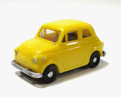 Modellauto H0 1/87 IMU PKW Fiat 500 gelb (26-53)