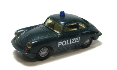 Modellauto H0 1/87 Praline PKW Porsche 356 Polizei (023-32)