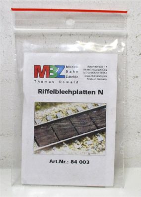 MBZ Spur N 84003 Riffelblechplatten OVP (Z176-09h)