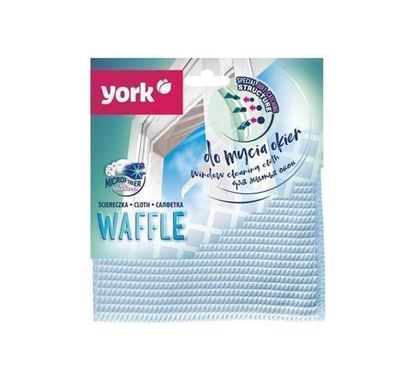 York, Mikrofaser-Glasreinigungstuch Waffelstruktur