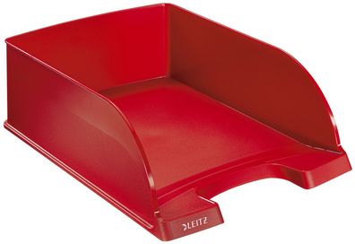 Leitz 5233-00-25 5233 Briefkorb Jumbo Plus - A4, extra hoch, Polystrol, rot