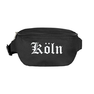 Köln Bauchtasche - Altdeutsch bedruckt - Gürteltasche Hipbag - Farbe: