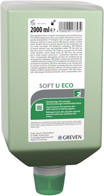 Handreiniger SOFT U ECO 2l lösemittelfrei 2000ml Varioflasche Physioderm