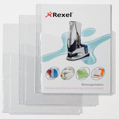 REXEL Prospekth?lle mit Faltentasche, A4, PVC, 0,18 mm