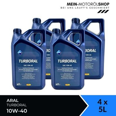 Aral Turboral 10W-40 4x5 Liter