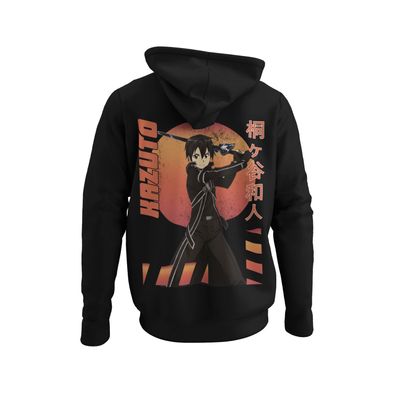 Kirito Sword Art Online Anime SAO Manga Schwertkämpfer Bio Herren Hoodie