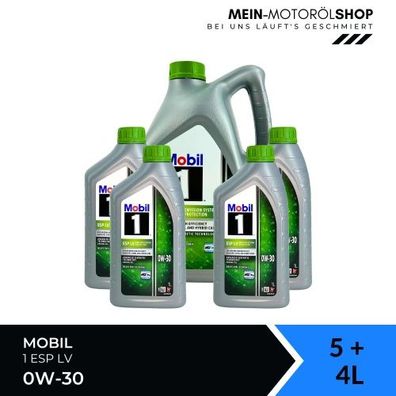 Mobil 1 ESP LV 0W-30 5 + 4 Liter