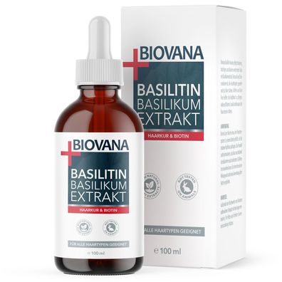 Biovana Basilitin - Basilikum Extrakt Haarkur - natürliche Inhaltsstoffe - 100 ml