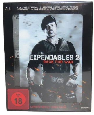 The Expendables 2 -Back for War - Limited Uncut Hero Pack - Steelbook - Blu-ray - OVP