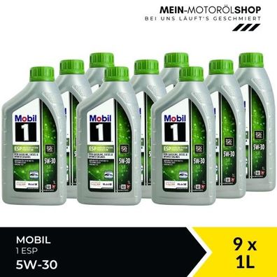 Mobil 1 ESP 5W-30 9x1 Liter