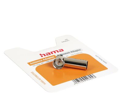 Hama Antennen-Adapter DIN Kupplung auf ISO-Stecker 50 Ohm KFZ Auto-Radio Antenne