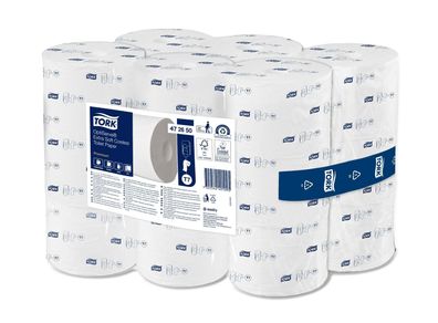 TORK 472630 Toilettenpapier 2-lagig 24 Rollen weiß Sys. T7 Advanced