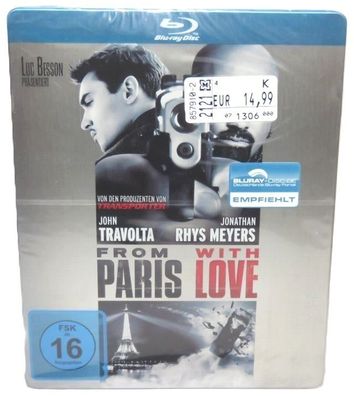 From Paris with Love - John Travolta - Steelbook - Blu-ray - OVP