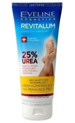 Intensiv Fußcreme mit 25% Urea fér rissige Fersen - 100ml Pflegepackung