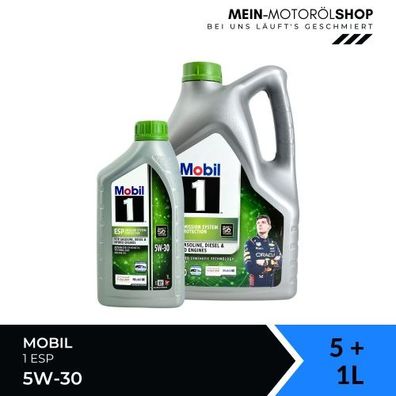 Mobil 1 ESP 5W-30 5 + 1 Liter