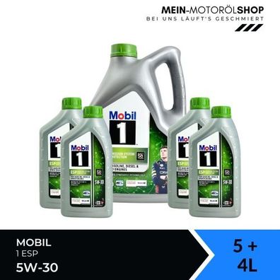 Mobil 1 ESP 5W-30 5 + 4 Liter