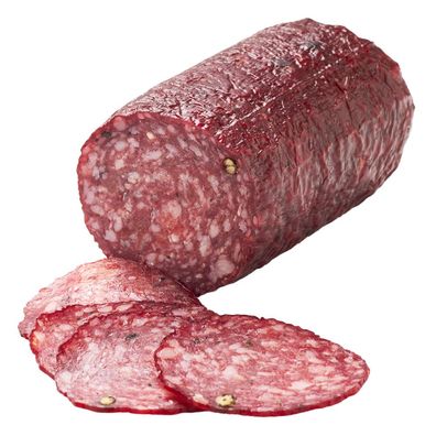 Salami mit Elchfleisch, im Stück