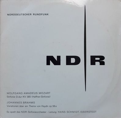 Norddeutscher Rundfunk 008 869 - Sinfonie D-dur KV 385 (Haffner-Sinfonie) / Vari