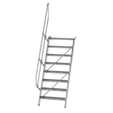 MUNK Treppe 60EUR inkl. einen Handlauf, 800mm Stufenbreite, 8 Stufen