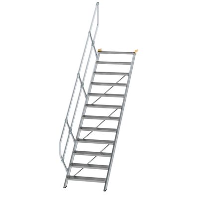 MUNK Treppe 45EUR inkl. einen Handlauf, 800mm Stufenbreite, 12 Stufen