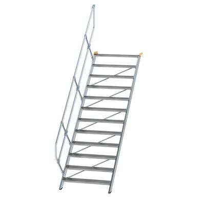 MUNK Treppe 45EUR inkl. einen Handlauf, 1000mm Stufenbreite, 12 Stufen