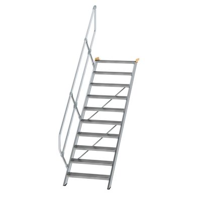 MUNK Treppe 45EUR inkl. einen Handlauf, 800mm Stufenbreite, 10 Stufen