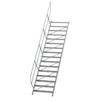 MUNK Treppe 45EUR inkl. einen Handlauf, 1000mm Stufenbreite, 16 Stufen