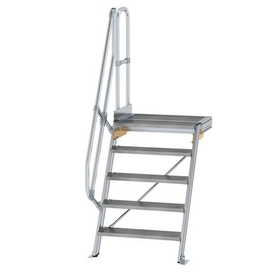 MUNK Treppe mit Plattform 60EUR inkl. einen Handlauf, 800mm Stufenbreite, 5 Stufen