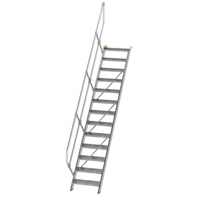 MUNK Treppe 45EUR inkl. einen Handlauf, 600mm Stufenbreite, 13 Stufen