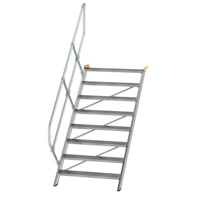 MUNK Treppe 45EUR inkl. einen Handlauf, 1000mm Stufenbreite, 8 Stufen