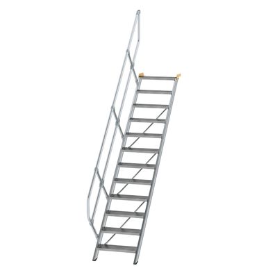 MUNK Treppe 45EUR inkl. einen Handlauf, 600mm Stufenbreite, 12 Stufen