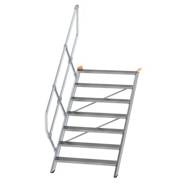 MUNK Treppe 45EUR inkl. einen Handlauf, 1000mm Stufenbreite, 7 Stufen