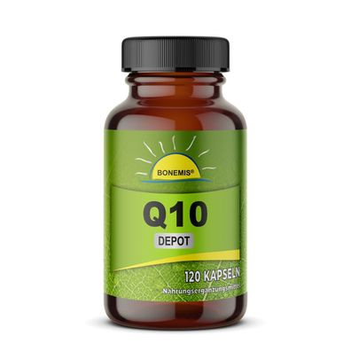 Q10 Depot * *Neu: 200 mg** (hochreines Ubiquinon 99%), ohne Zusätze, 120 Kapseln