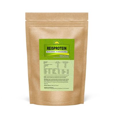 Reisprotein (84,7% Eiweiß, 18 Aminosäuren, vegan), 1 kg, Bonemis®